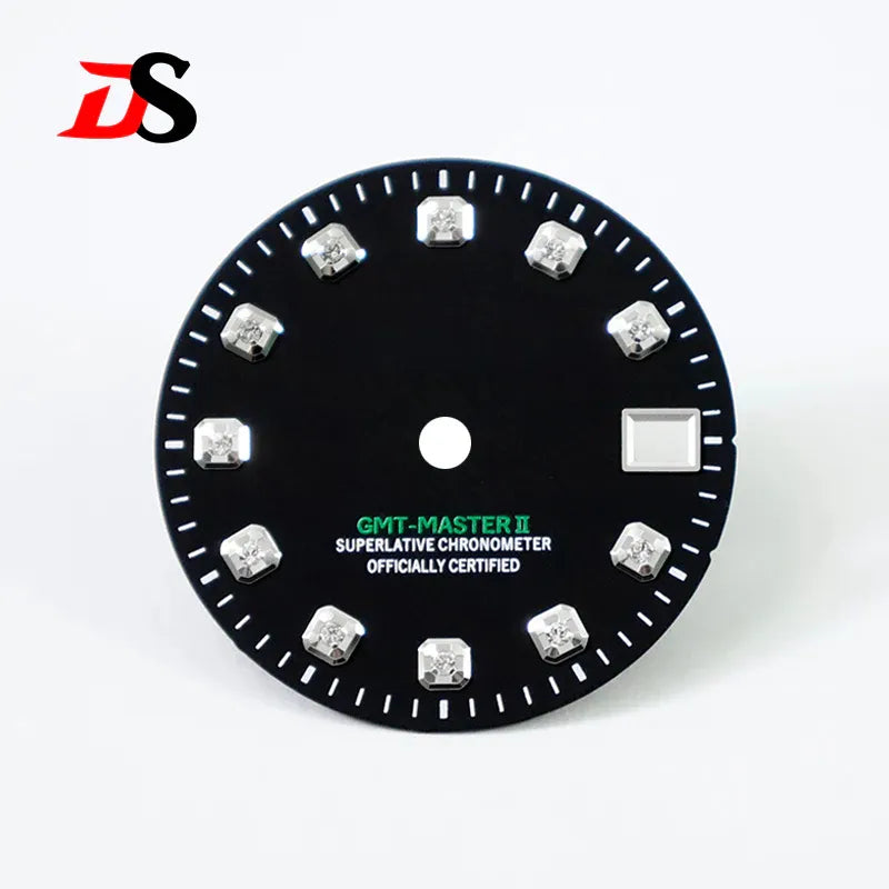 Zircon Dial NH34 Simulated Diamond Index GMT
