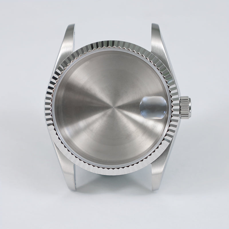 36mm Oyster Case Glass Back Rose Gold Steel Sapphire AR Coating