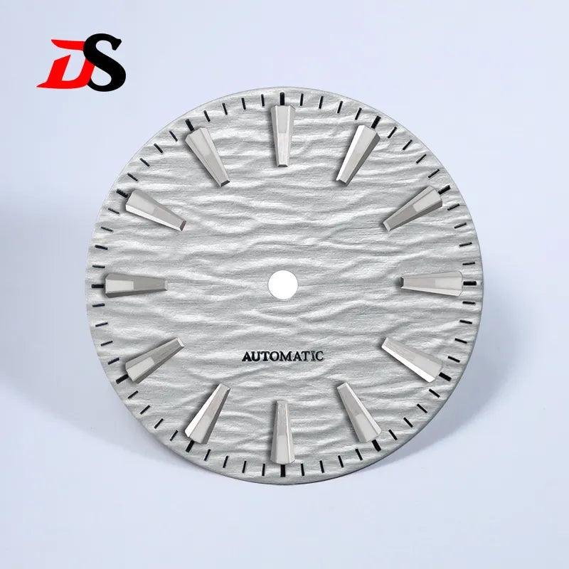 Gradient 28.5mm Wave Pattern Dial Blue Lume for NH35/NH38 Movement