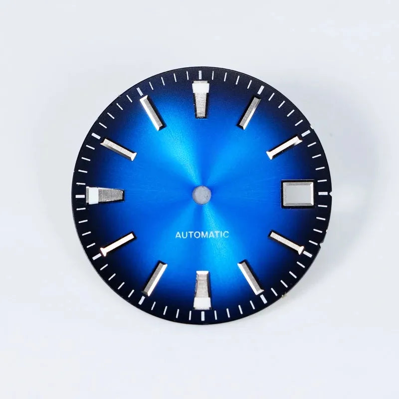 Gradient 28.5mm Dial Blue Lume sunburst Dial NH35 Movement