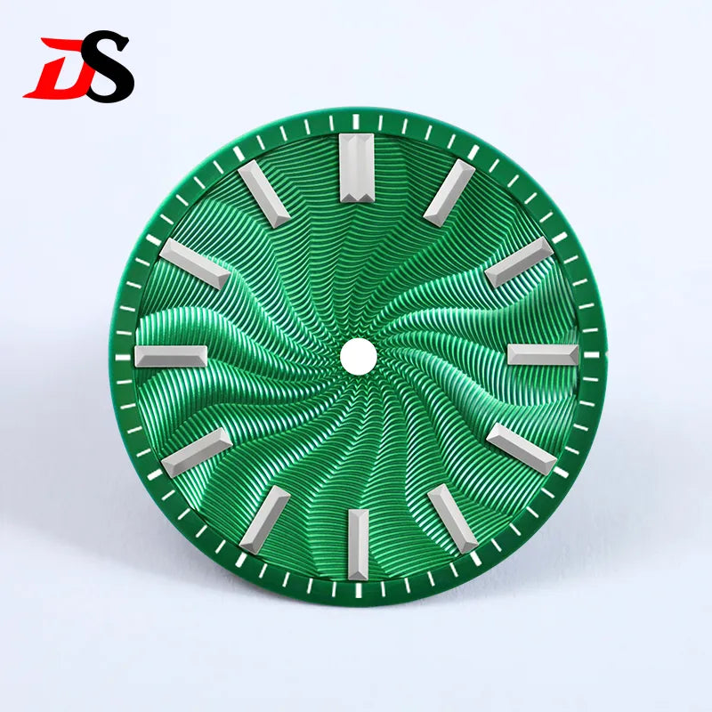 Guilloche Dial Envelope Index No Lume Sterile 28.5mm NH35NH34 Movement 3 O'clock /6O'clock /no Date