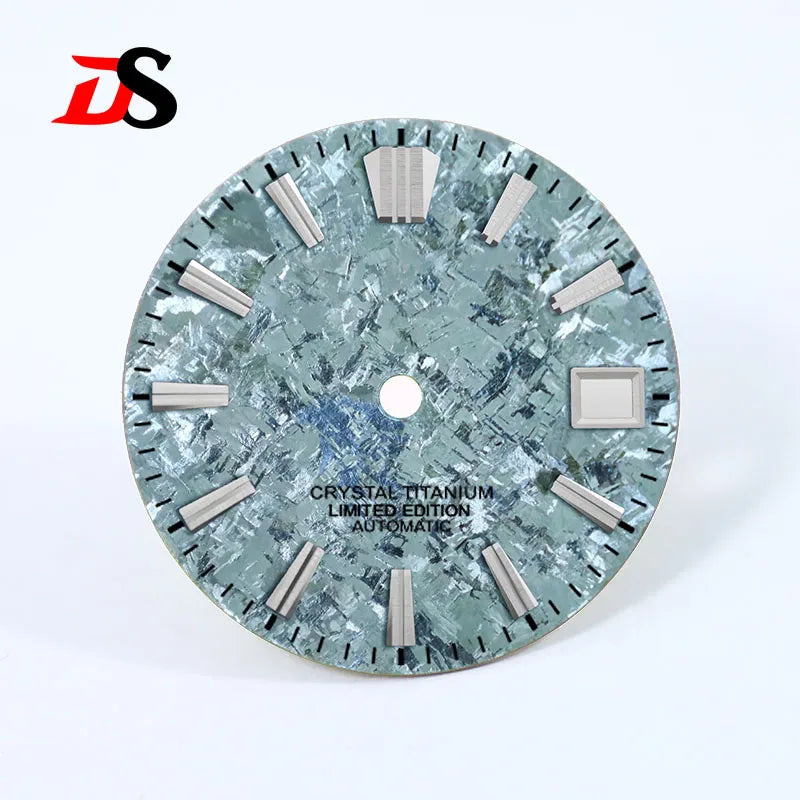 28.5mm Dial Crystal Titanium GS MOD Chaotic Texture No Lume NH35 Movement