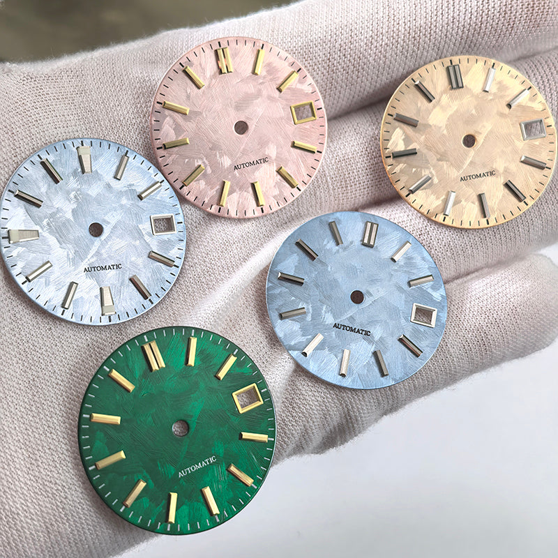 Shunbun Sakura Dial No Have Minute Mark NH35 28.5mm for SKX007GS Mod No Lume