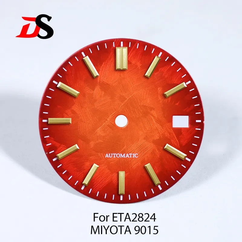 28.5MM Sakura Dial No Lume for ETA2824/MIYOTA 9015 Movement No Date