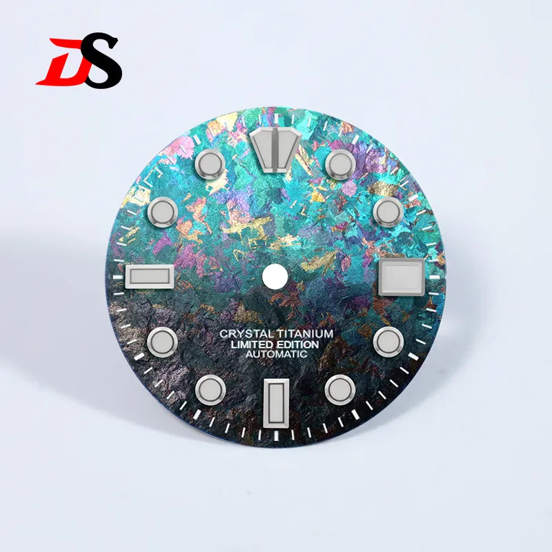Ice Crystal Titanium Dial 28.5mm Dial BGW9 C3 Lume NH35 Movement