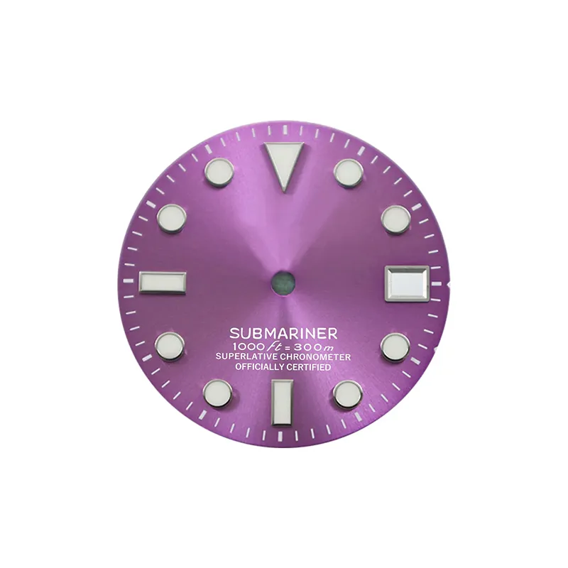 Sunburst SUB Dial Mod Luminous Dial NH35NH36 Movement 28.5mm