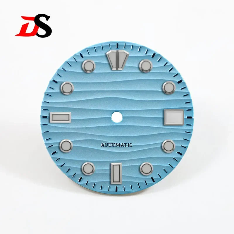 DS 28.5mm Sea Wave GS Dial BGW9 C3 Lume Date NH35 Movement