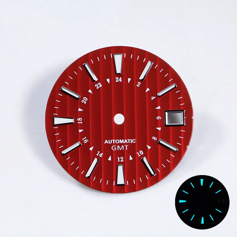 Watch Accessories Mod for NH34 GMT Bamboo Stripes Dial Skx007