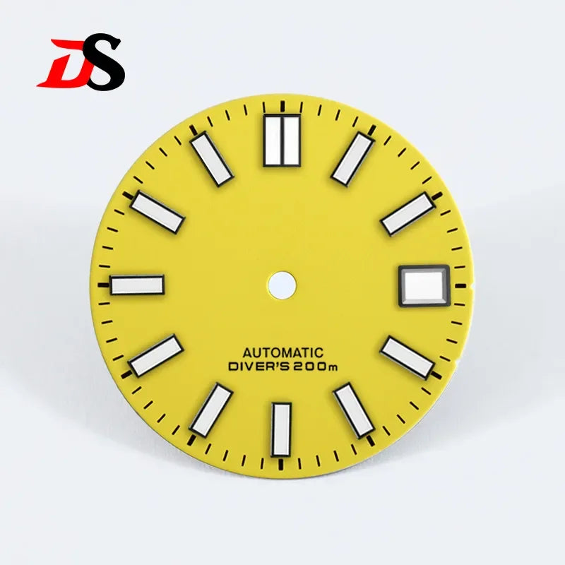 Matte 28.5mm Dial Blue Lume for Nh35 NH34 Movement Modified Watch Accessories DIVERS 200m