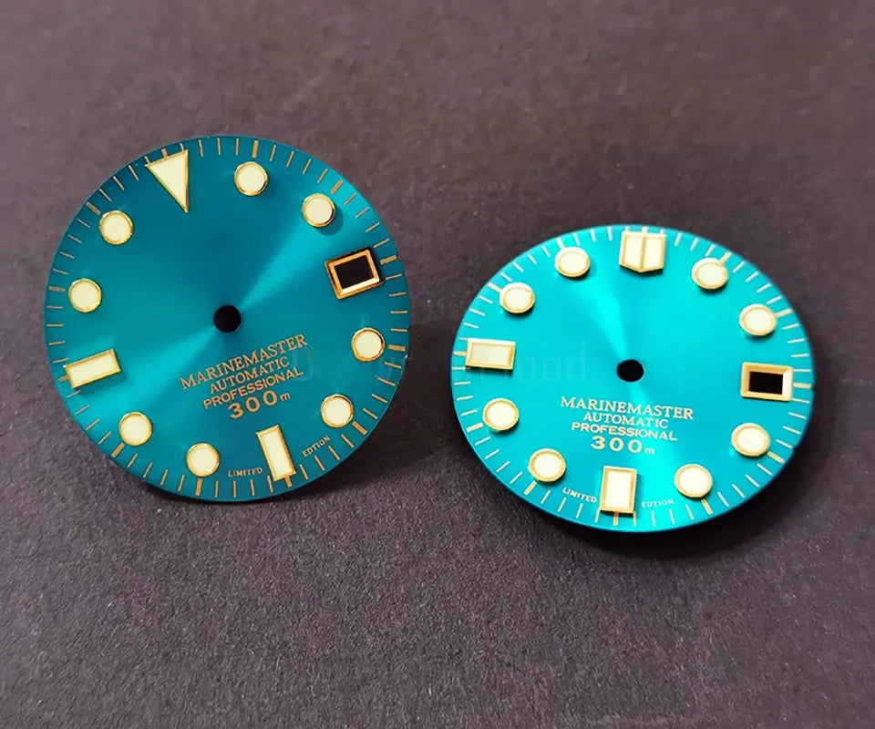 28.5mm Sunburst Matte Dial Gold YM Index BWG9 C3 Lume NH35NH36 Movement