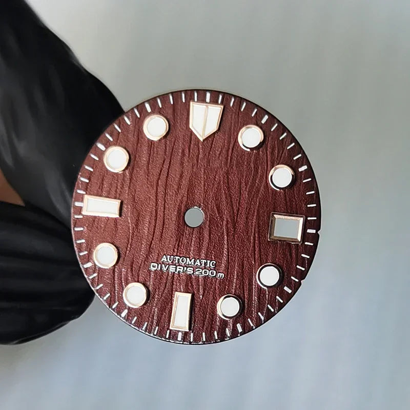 Birch Dial Blue Lume for NH35/NH36 Movement 28.5mm Dial