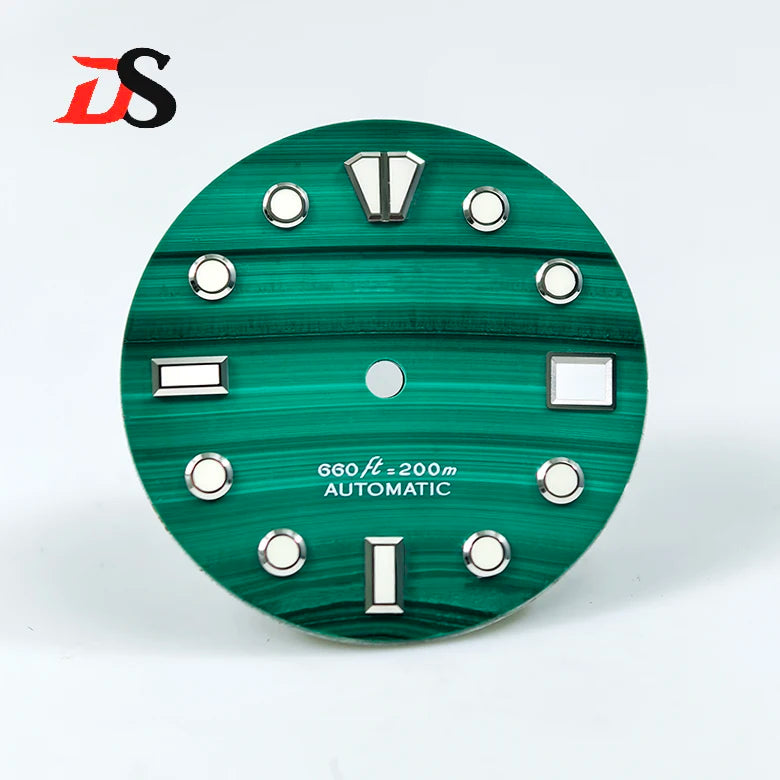 Malachite Dial for Nh35NH36 Natural Stone Luminous 28.5mm