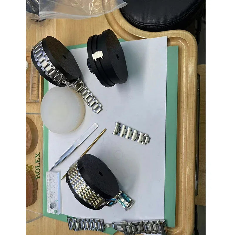 Watch Repair Tool Strap Drawing Retainer Steel Strip Polishing Refurbishment Fixture 15-26