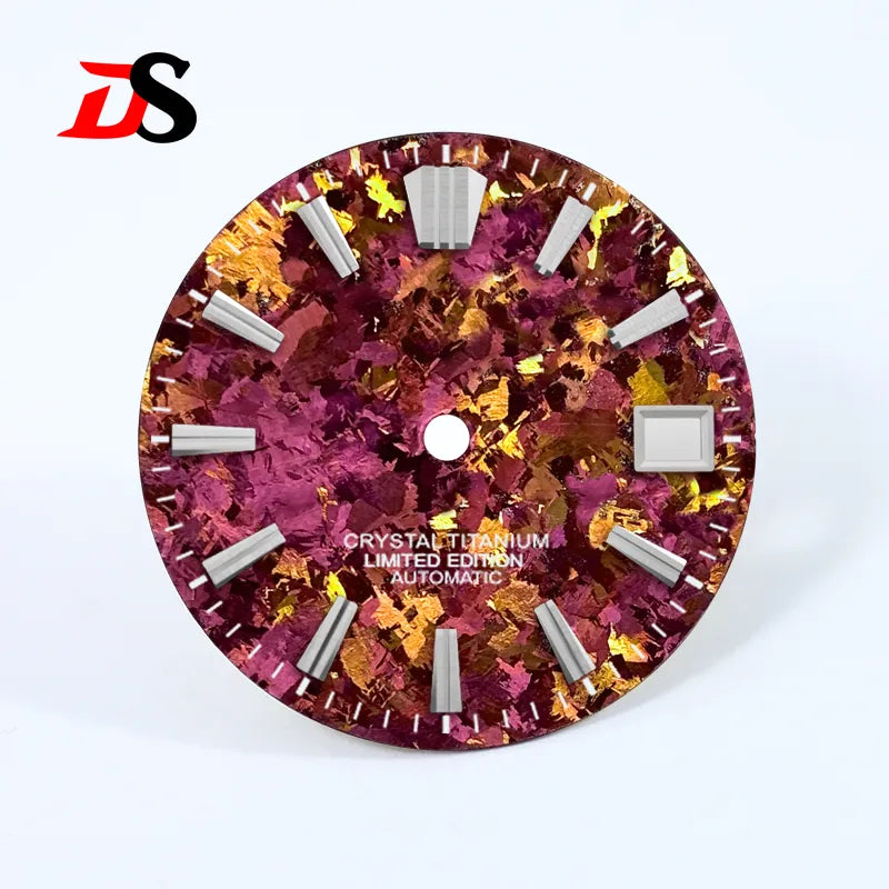 28.5mm Dial Ice Crystal Titanium Dial GS MOD No Lume NH35 Movement