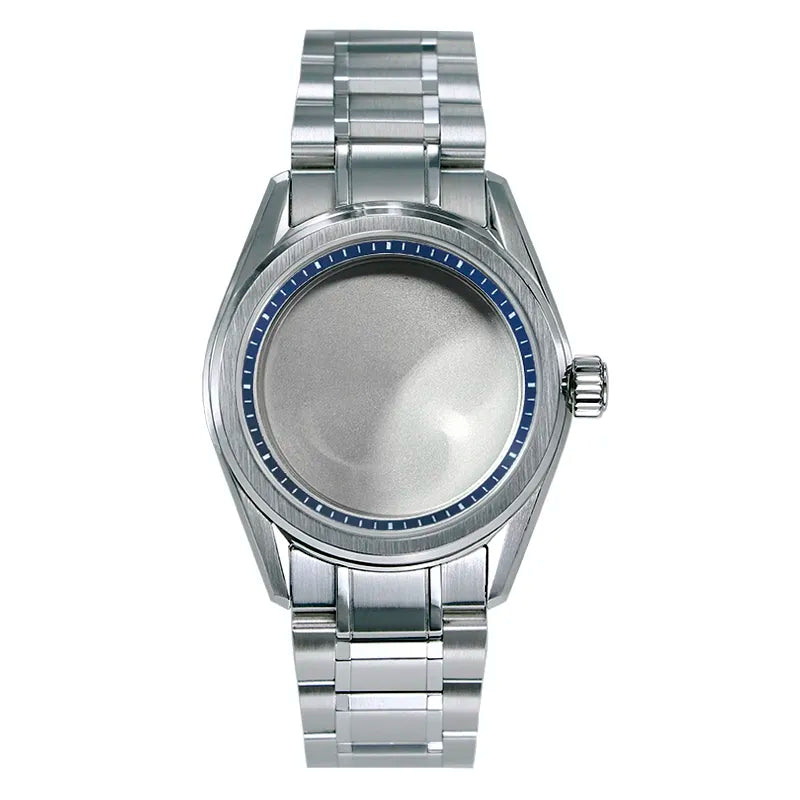38mm GS Case with Chapter Ring NH35 NH34 Match Shunbun 28.5mm Dial Color Classic Watch Case
