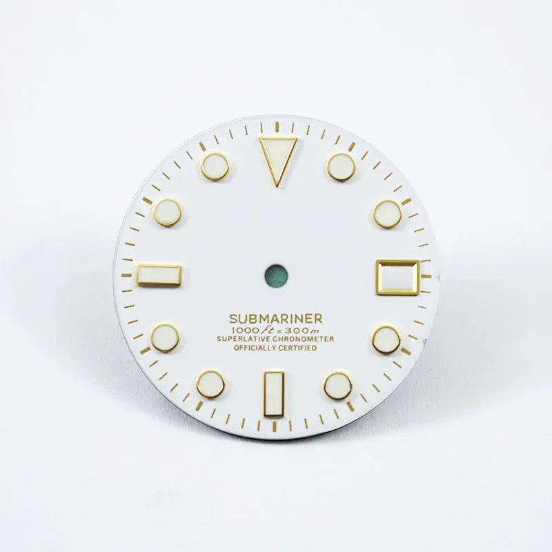 Gold Index Sunburst SUB Dial Mod BGW9 C3 Lume Dial NH35NH36 Movement 28.5mm