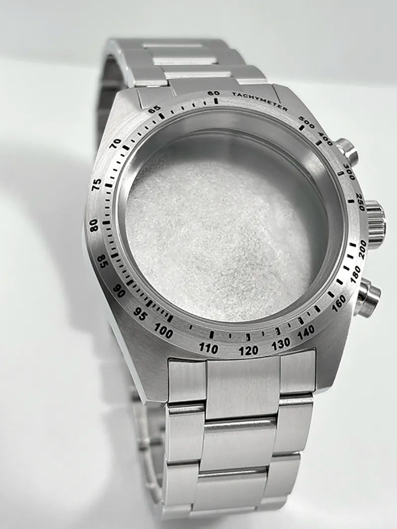 DS Watch VK63 39mm Watch Case Solid Stainless Steel for VK64 Watches Automatic Movement Accessory Parts