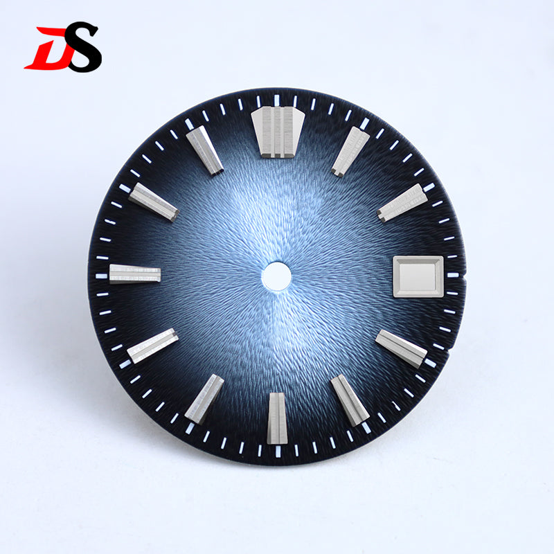 Red Sunburst GS No Lume Invisible Texture Dial NH35 28.5mm