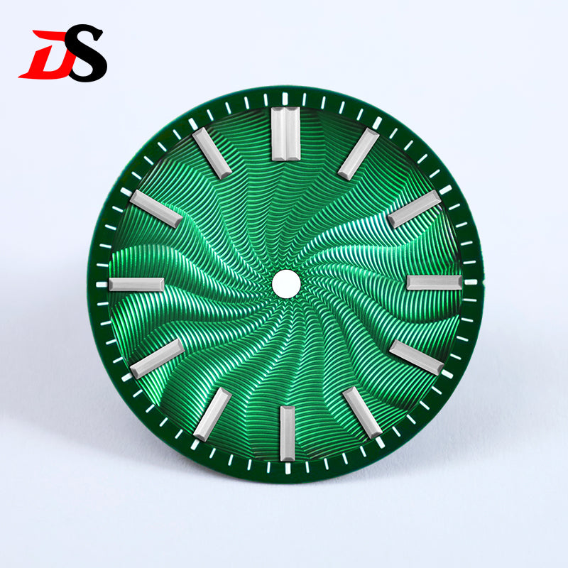 28.5mm Dial Guilloche Dial NH35 ETA2824 SW200 MIYOTA 9015 9039 Movement No Date