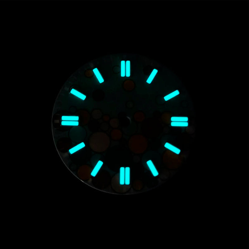 Lapis Lazuli Dial Stone Mod 28.5mm NH35 Date Just Blue lume