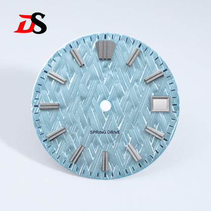 28.5mm Ice Forests Dial NH34 NH35 Movement Blue Lume/no Lume Date