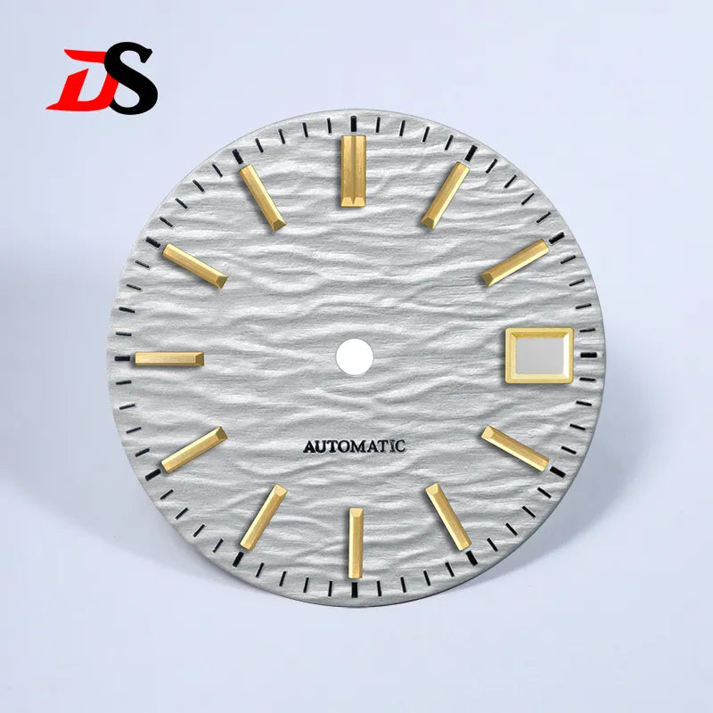 Gradient Wave Dial 28.5mm No Lume for NH35/NH38 Movement 3 O'clock Date/no Date