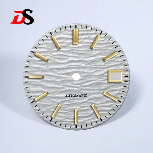 Gradient Wave Dial 28.5mm No Lume for NH35/NH38 Movement 3 O'clock Date/no Date