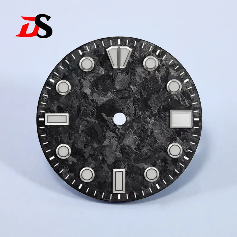 28.5mm Dial BGW9 C3 Lume Ice Crystal Titanium Dial NH35 Movement