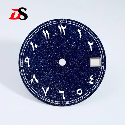 Arab 28.5mm Dial Blue Starry Sky Blue Sandstone NH35NH38 Movement