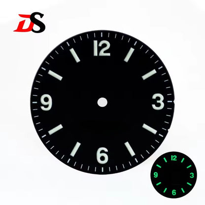 Matte Black No Date Retro Dial 40 Layers Green Lume