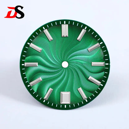 Guilloche Dial Envelope Index No Lume Sterile 28.5mm NH35NH34 Movement 3 O'clock /6O'clock /no Date