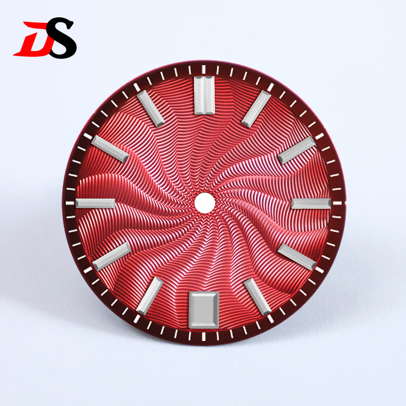 Guilloche Dial No Lume Sterile 28.5mm NH35NH34 Movement 3 O'clock /6O'clock /no Date