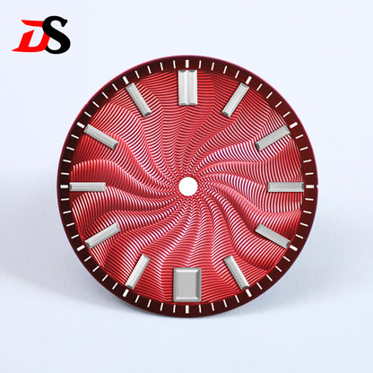 Guilloche Dial No Lume Sterile 28.5mm NH35NH34 Movement 3 O'clock /6O'clock /no Date