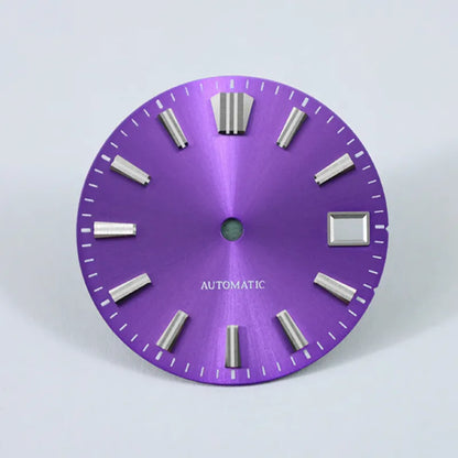 28.5mm Sunburst Dial GS MOD Blue Lume NH35 Movement No Lume