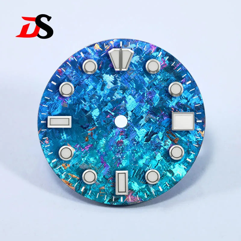 28.5mm Dial Crystal Titanium Dial Chaotic Texture BGW9 C3 Lume NH35 Movement