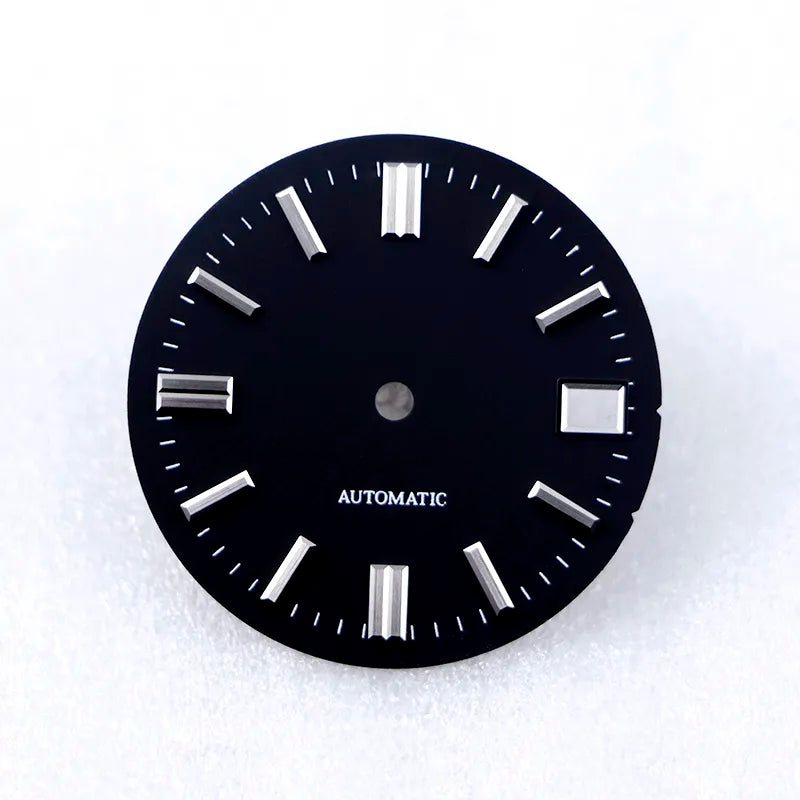 28.5mm Watch Dial Classic Sunburst Dial No Lume NH35 Movement