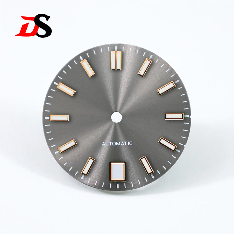 Sunburst Blue Lume Dial 6 O'clock NH35 28.5mm
