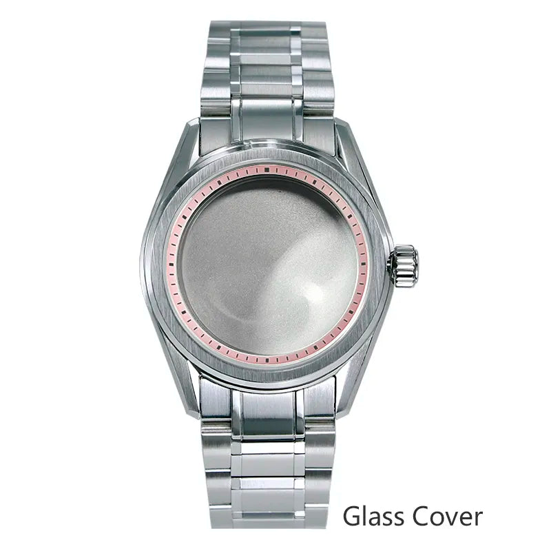 38mm GS Case with Chapter Ring NH35 NH34 Match Shunbun 28.5mm Dial Color Classic Watch Case