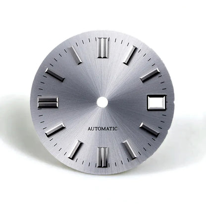 28.5mm Watch Dial Classic Sunburst Dial No Lume NH35 Movement