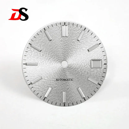 28.5mm Invisible Texture Sunburst No Lume NH35 Movement Multiple Colors