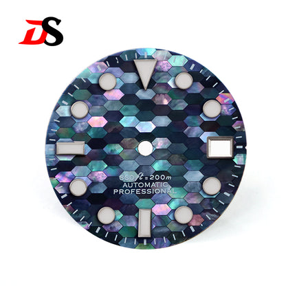 White Mother-of-pearl Dial BGW9 C3 Luminous White Blue MOD NH35 28.5mm