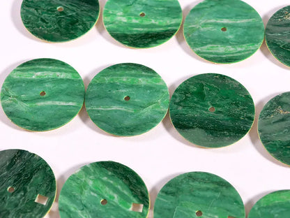 28.5mm African Jade Sterile Dial NH35NH38 Movement Stone Dial