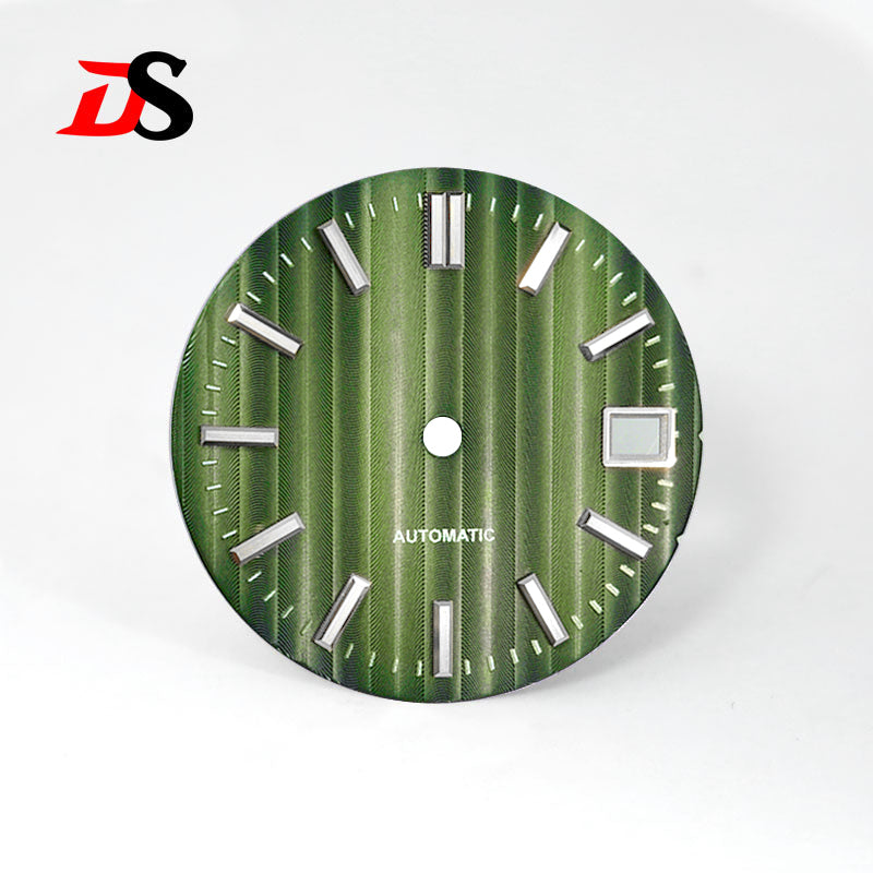 Vertical Pattern GS Bamboo Vertical Grain 28.5MM Dial Nh35 NH34