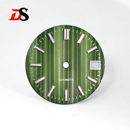Vertical Pattern GS Bamboo Vertical Grain 28.5MM Dial Nh35 NH34
