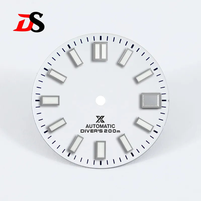 28.5mm Sunburst X Dial Blue Lume Small for NH35 Movement Watch Accessories