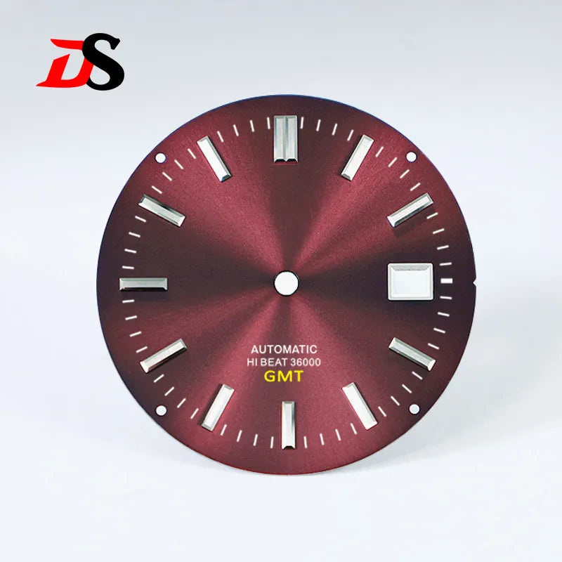 32.5mm GMT BEAT 36000 Sunburst Dial for 40mm 44GS Case NH34