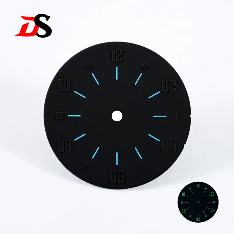 28.5mm Matte Dial Cockpit Instruments Pilot-inspired BGW9 NH38 NH35 ETA2824 SW200 Miyota 9015 Movement Black Lume