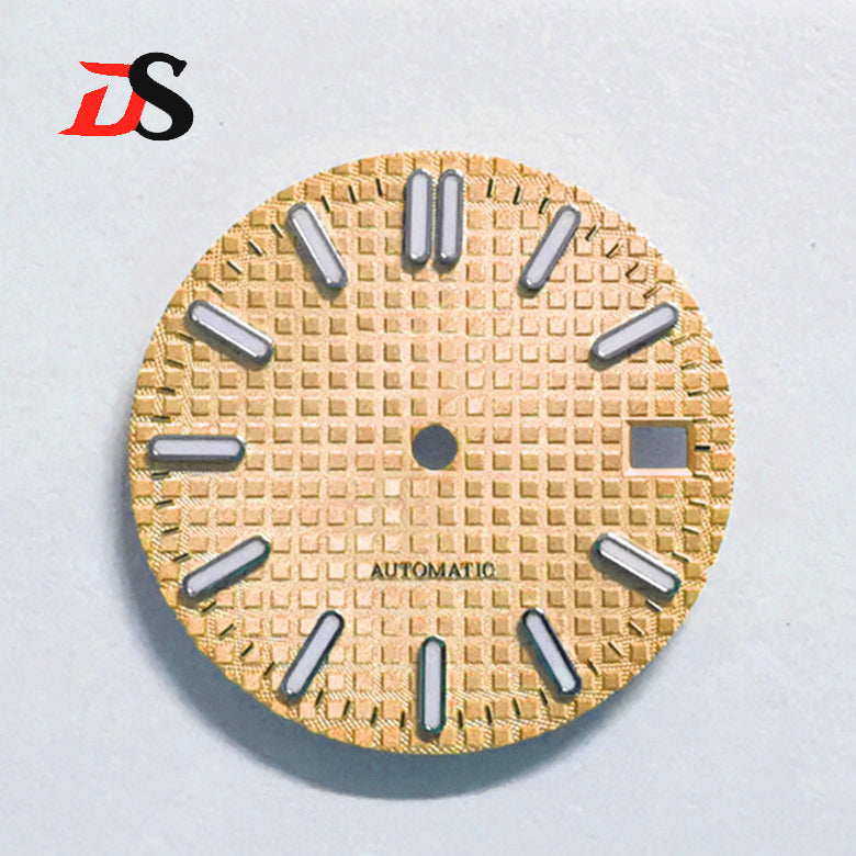 Waffle Dial BGW9blue luminous 28.5MM NH35NH36 S Mod