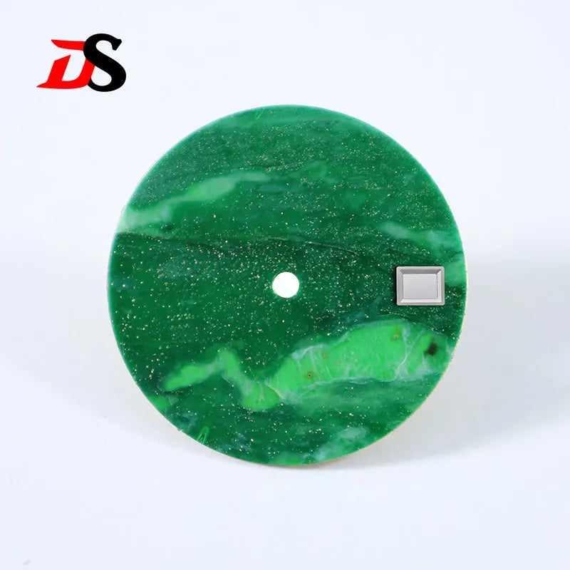 28.5mm African Jade Sterile Dial NH35NH38 Movement Stone Dial