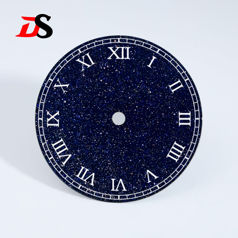 28.5mm Dial Blue Starry Sky Roman Tick Mark NH35 movement Blue Sands no date